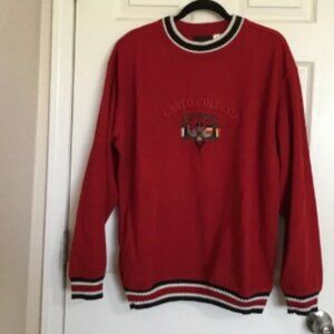 Carlos colucci vintage red pullover sweater size large?